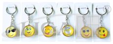 Key chain CB-0204 double sided emoticons Display packaging 