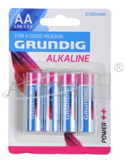 Batteries (AA) alkaline GRUNDIG BAT-LR6 4pcs./bl