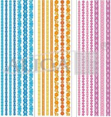 Easter stickers strips for decoration FG-401/2