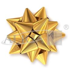 Rosette 3" ROZ-75-ZЈ7,5 cm.pack.12pcs., Golden