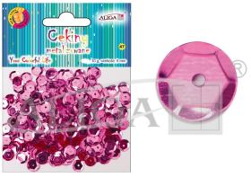 Metallised sequins MT-6592(53) Pink 10g.