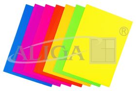 Corrugated board Fluorescent TFF-9094-Mix (7 col.), Sheet 25x35cm