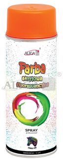 Farba w sprayu FSF-0096-PO akryl.fluorescencyjna, pomarańczowa 400ml PROM