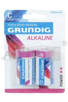 Batteries (LR14) alkaline GRUNDIG BAT-LR14 2pcs./bl
