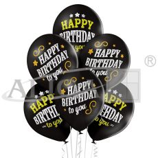 Balony BN06-271 - Happy Birthday -  op. 6 szt.