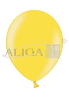 Balloons 12M-082 12"metal.Yellow pack.100pcs.