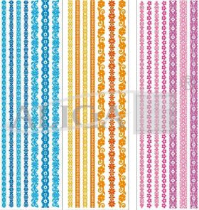 Easter stickers strips for decoration FG-401/2