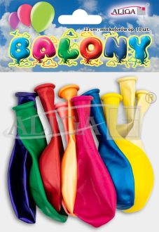 Balony BB10-2337,  23cm mix,op.10szt.