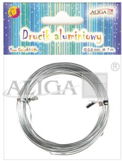 Aluminum wire DA-0807,0,8 mm/7 m.