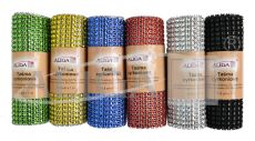 Rhinestone ribbon TC-1508 11,8cm.X1m (24 row) pack.6pcs.