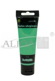 Farba akrylowa FT-105 metalic zielony tubka75ml PROM