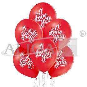 Balony BN06-286 - I love you -  op. 6 szt. PROM