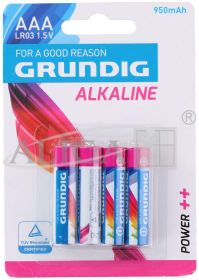 Baterie (AAA) alkaliczne GRUNDIG BAT-LR03 4szt/bl