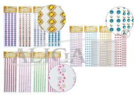 Rhinestones Beads JET-1601 self-adhesive