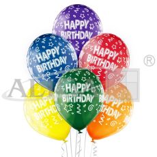 Balony  BN06-268 - Happy Birthday - op. 6 szt