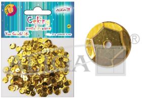 Metallised sequins MT-6586(47) Golden 10g