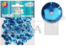 Metallised sequins MT-6591(52) Blue 10g