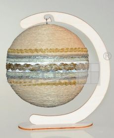 Wooden stand SD-8615 Moon Width 13 cm., Height 17,5 cm.,