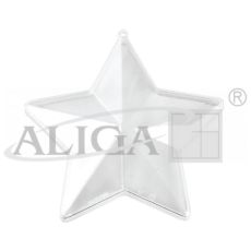 Acrylic star AG-10 Pack. 5pcs.